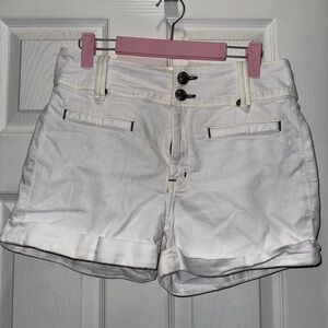 Rich and Skinny White Women's Rolled Cuff Shorts